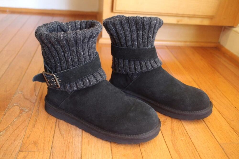 UGG Australia Cambridge UGGpure Lined Knit Boot # 1003175 size 7 (UGG100